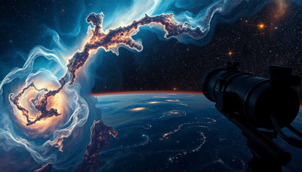 Teleskopbild der Astronomie