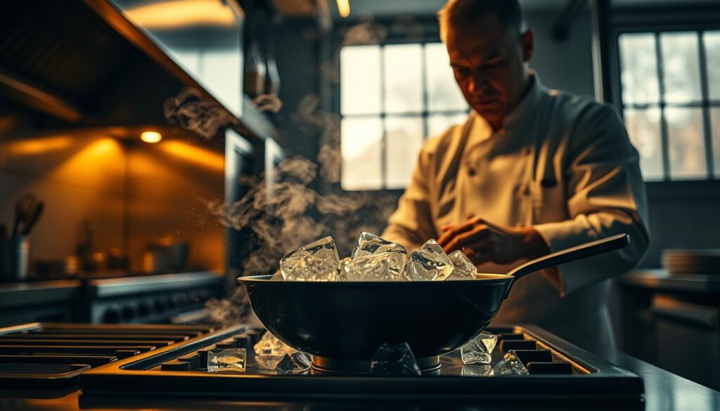 Küchengeheimnisse Eiswürfel braten